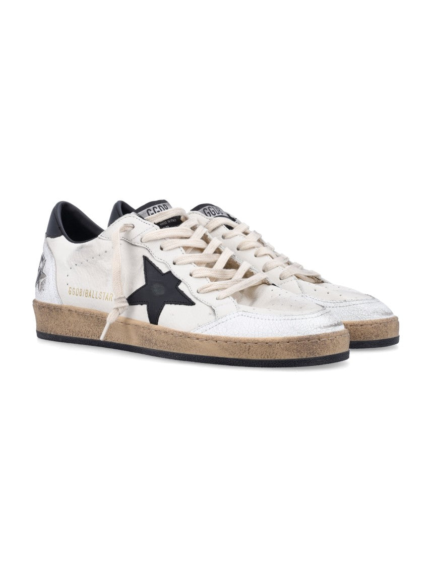 Golden Goose Ball Star White Nappa Leather Sneakers