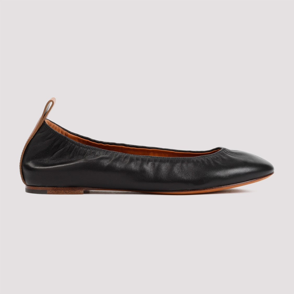 Lanvin Black Lambskin Nappa Ballerina