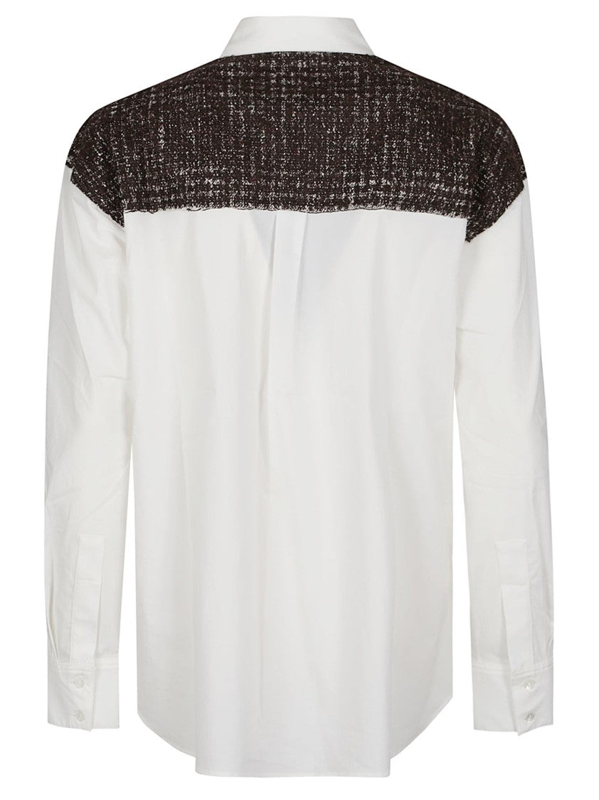 Iro Black Isidora Textured Cotton-Blend Shirt