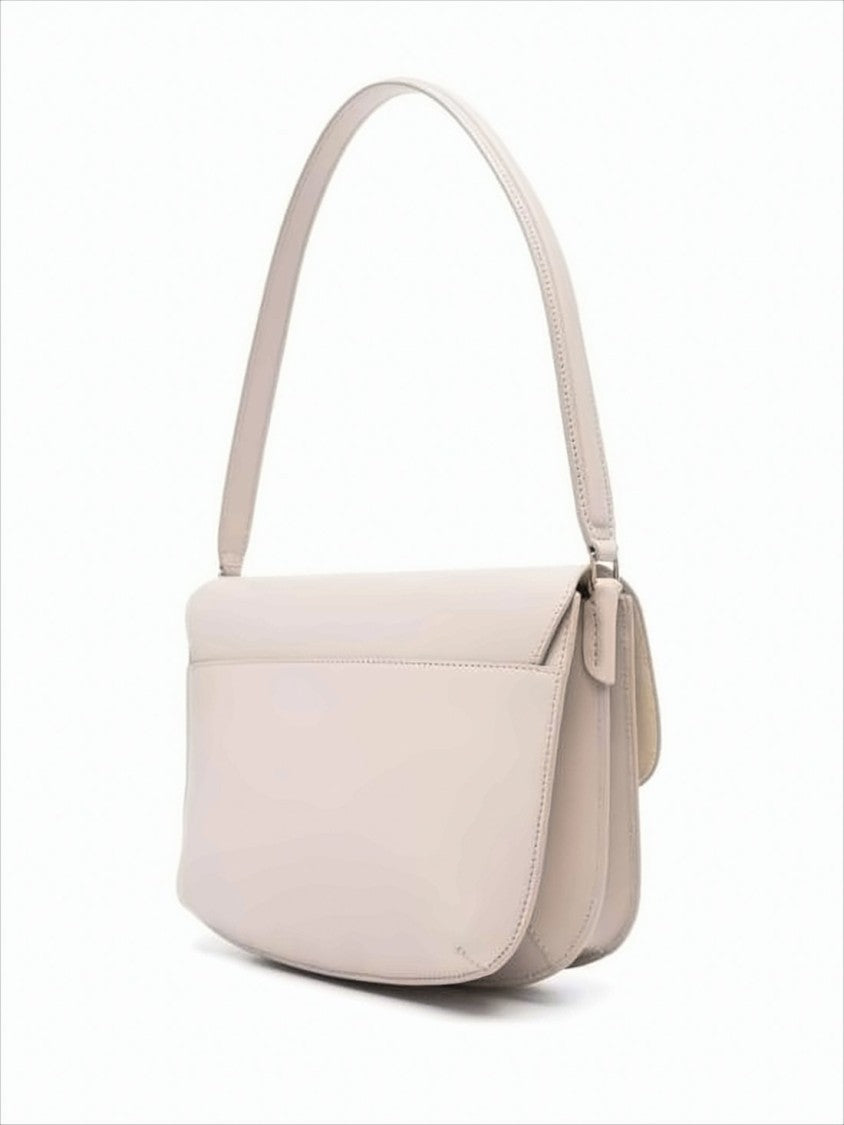 A.P.C. Structured Shoulder Bag With Flap Closure