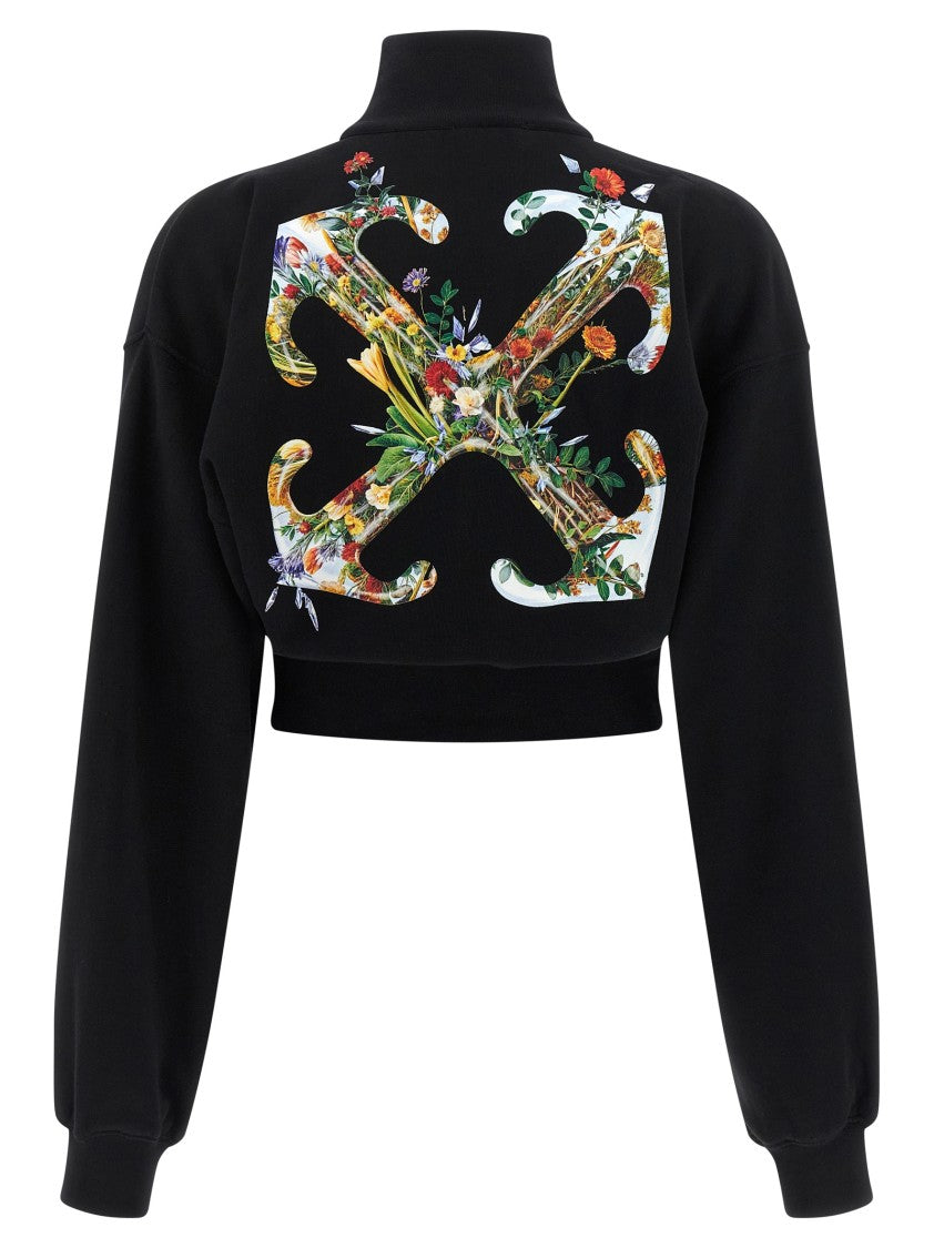 Off-White Arrow Glass Flower' Sweatshirt