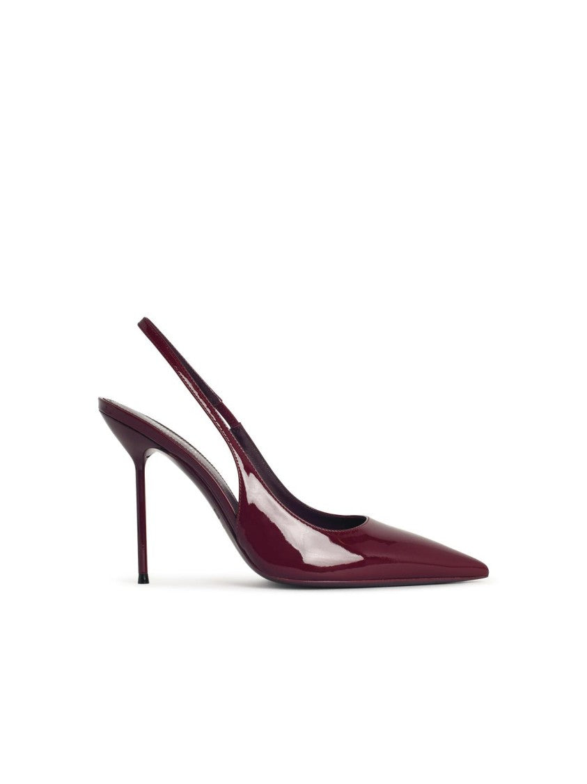 Paris Texas 'Lidia' 'Rouge Noir' Pele Slingbacks
