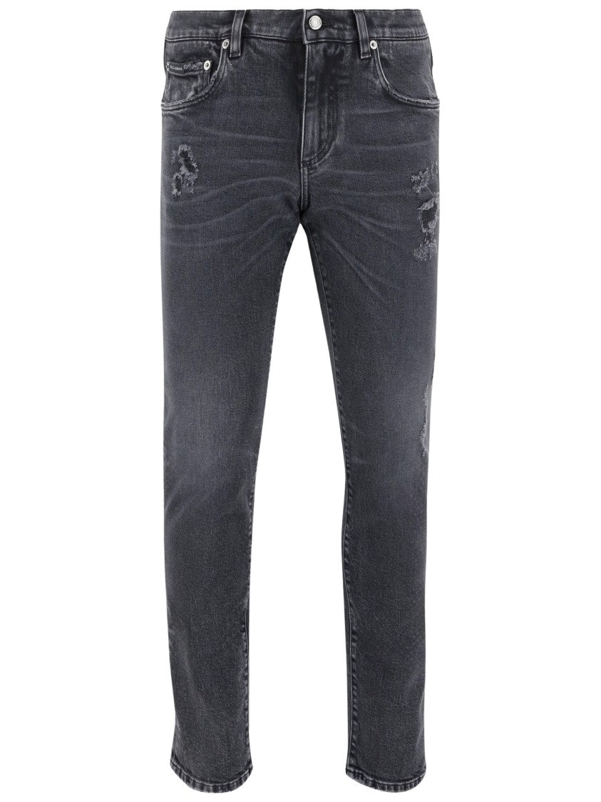Dolce & Gabbana Stretch Cotton Denim Jeans