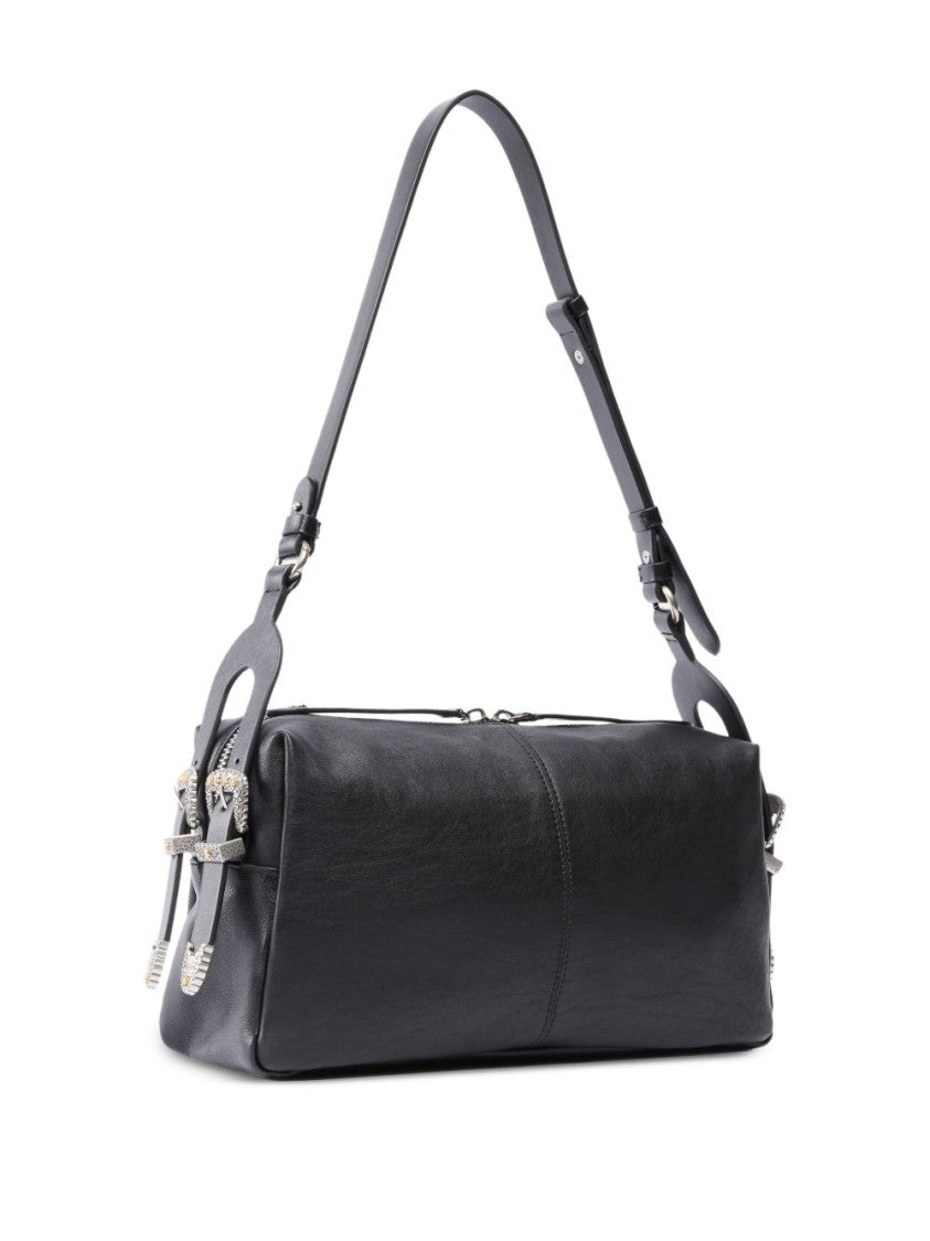 Pinko Minimalist Smooth Leather Shoulder Bag