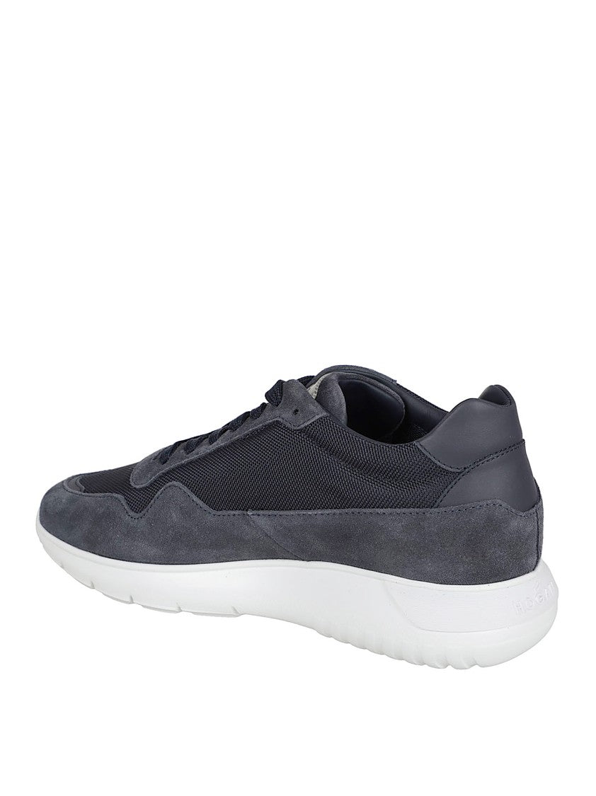 Hogan Suede And Technical Fabric Sneakers