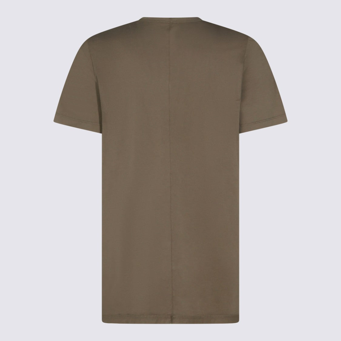 Drkshdw By Rick Owens Brown Short-Sleeved T-Shirt With Minimalist Design