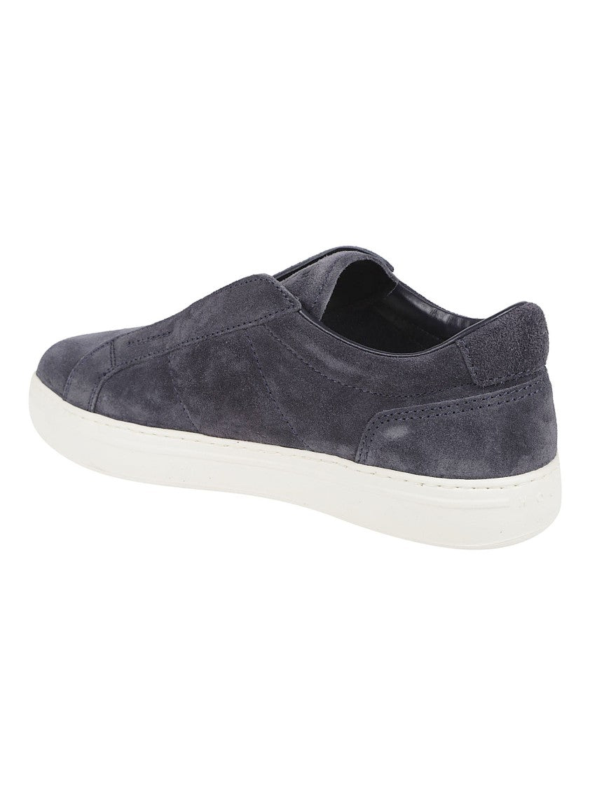 Hogan Suede Basketball-Inspired Sneakers With Lightweight Sole And Embossed Logo