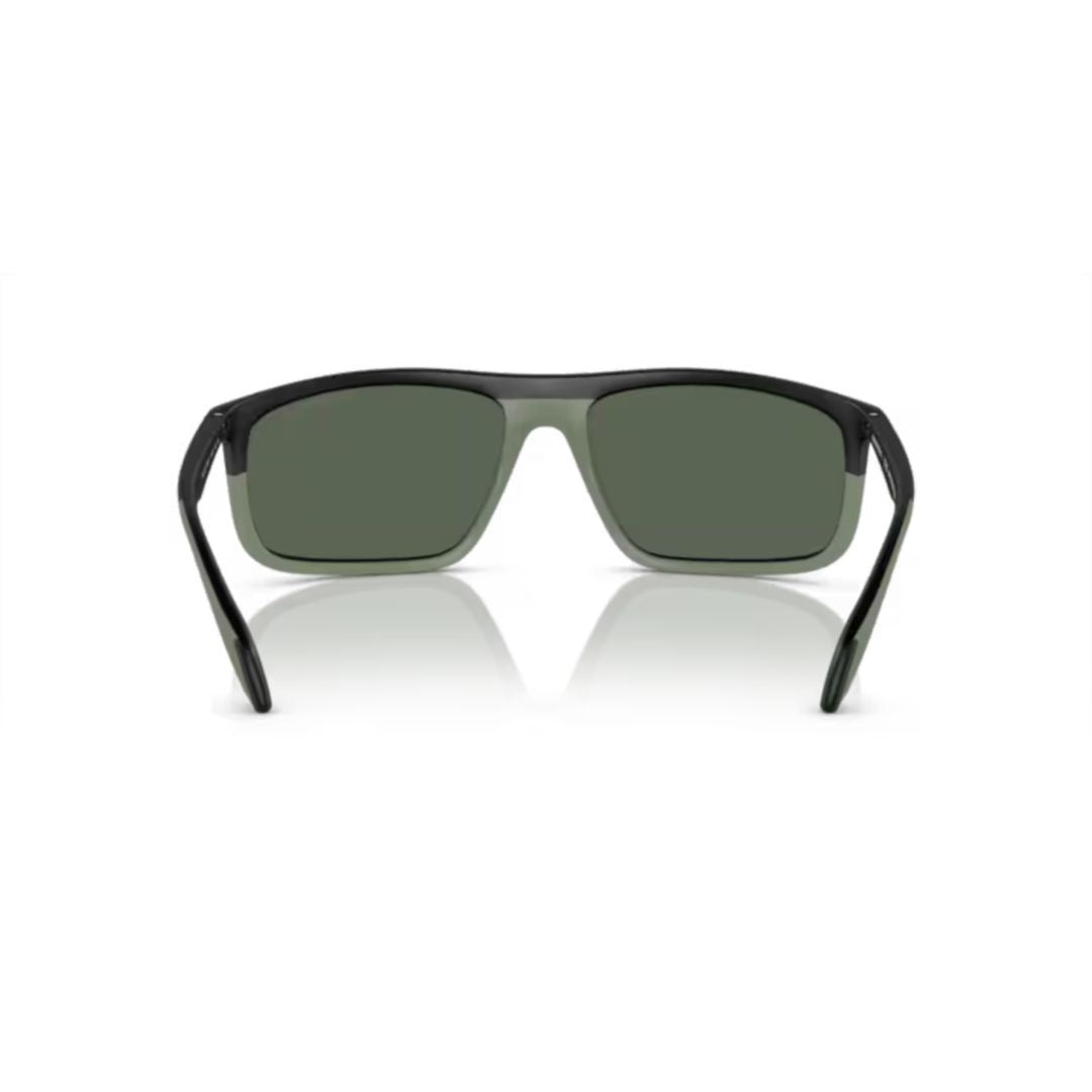 Emporio Armani 4212U Sole Sleek Rectangular Sunglasses With Matte Finish