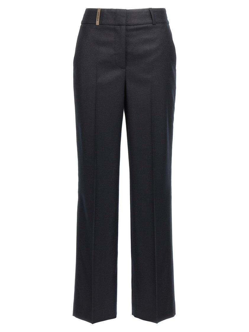 Peserico Lurex Flannel Pants