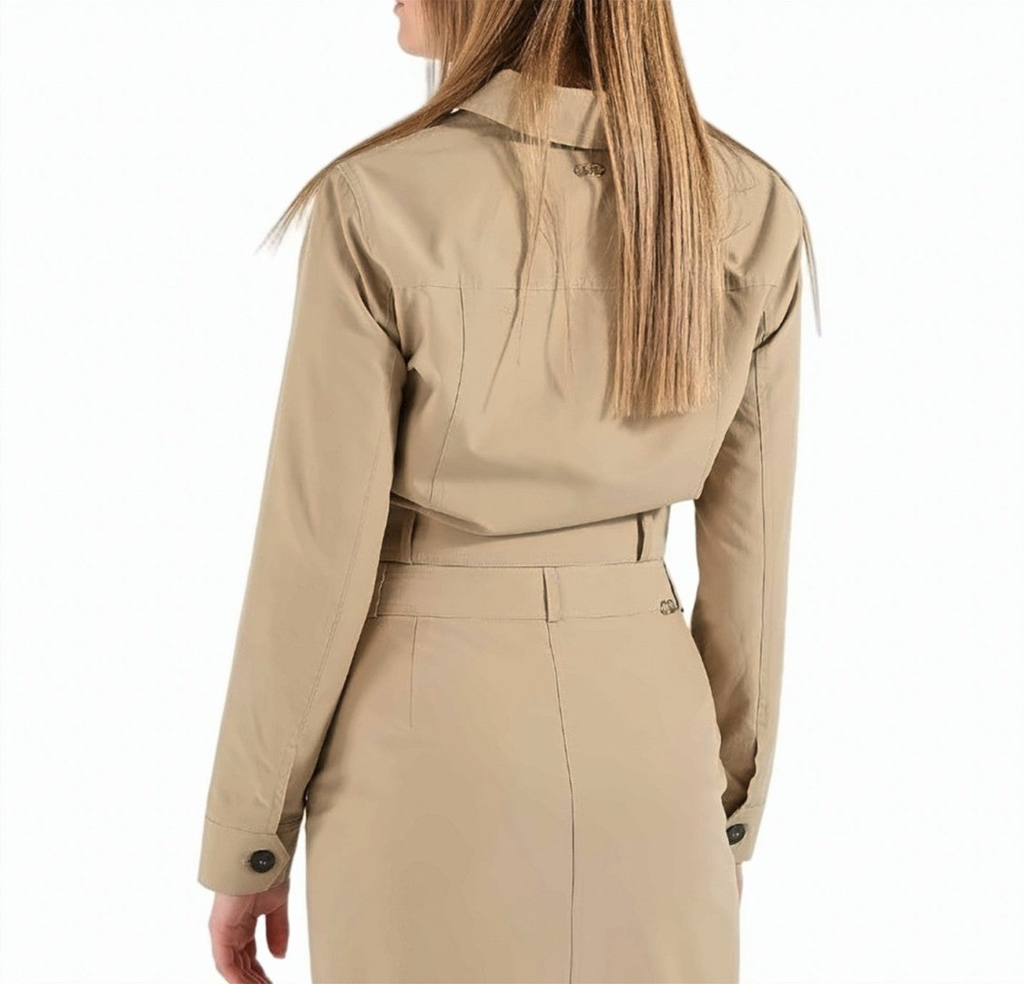 Liu Jo Belted Structured Collar Jacket