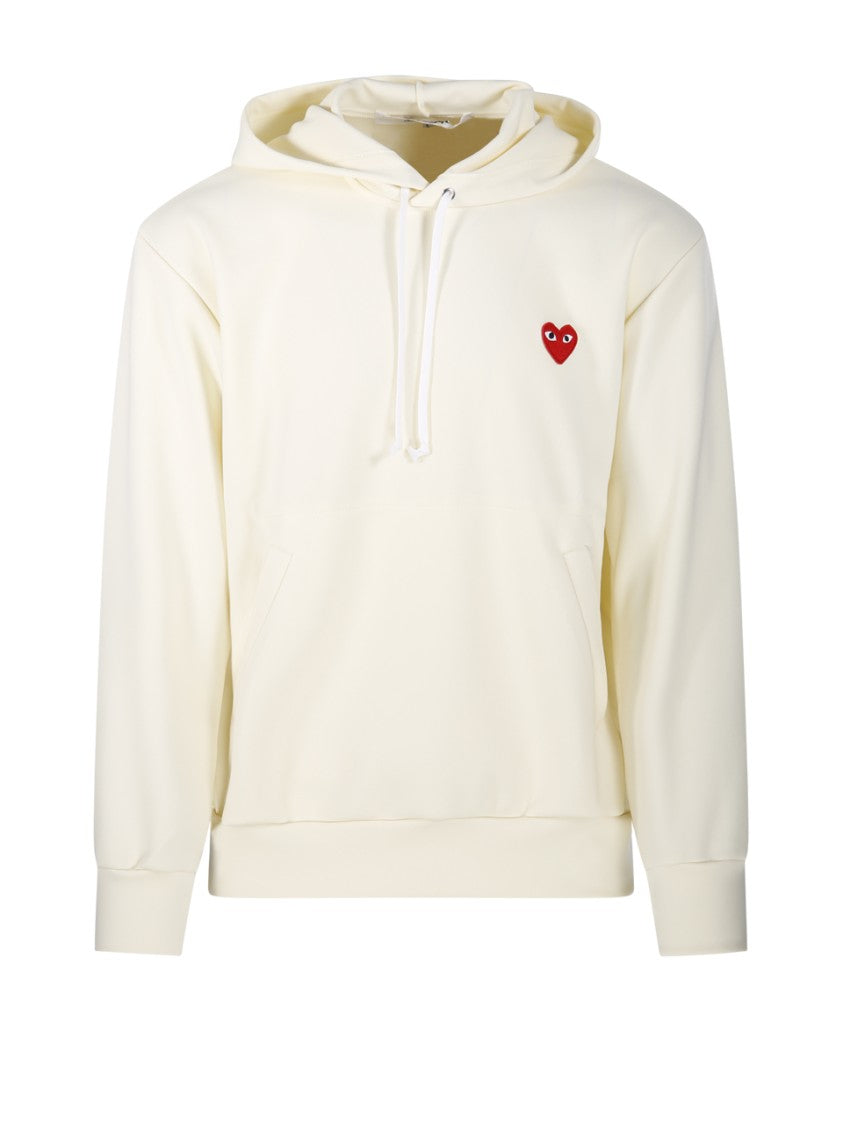 Comme Des Garçons Red Heart Sweatshirt