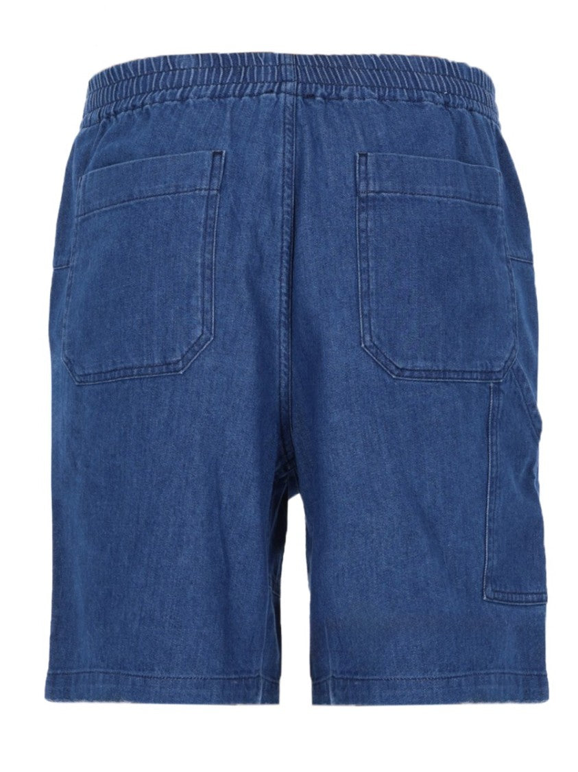 A.P.C. Norris Medium Blue Utility Shorts