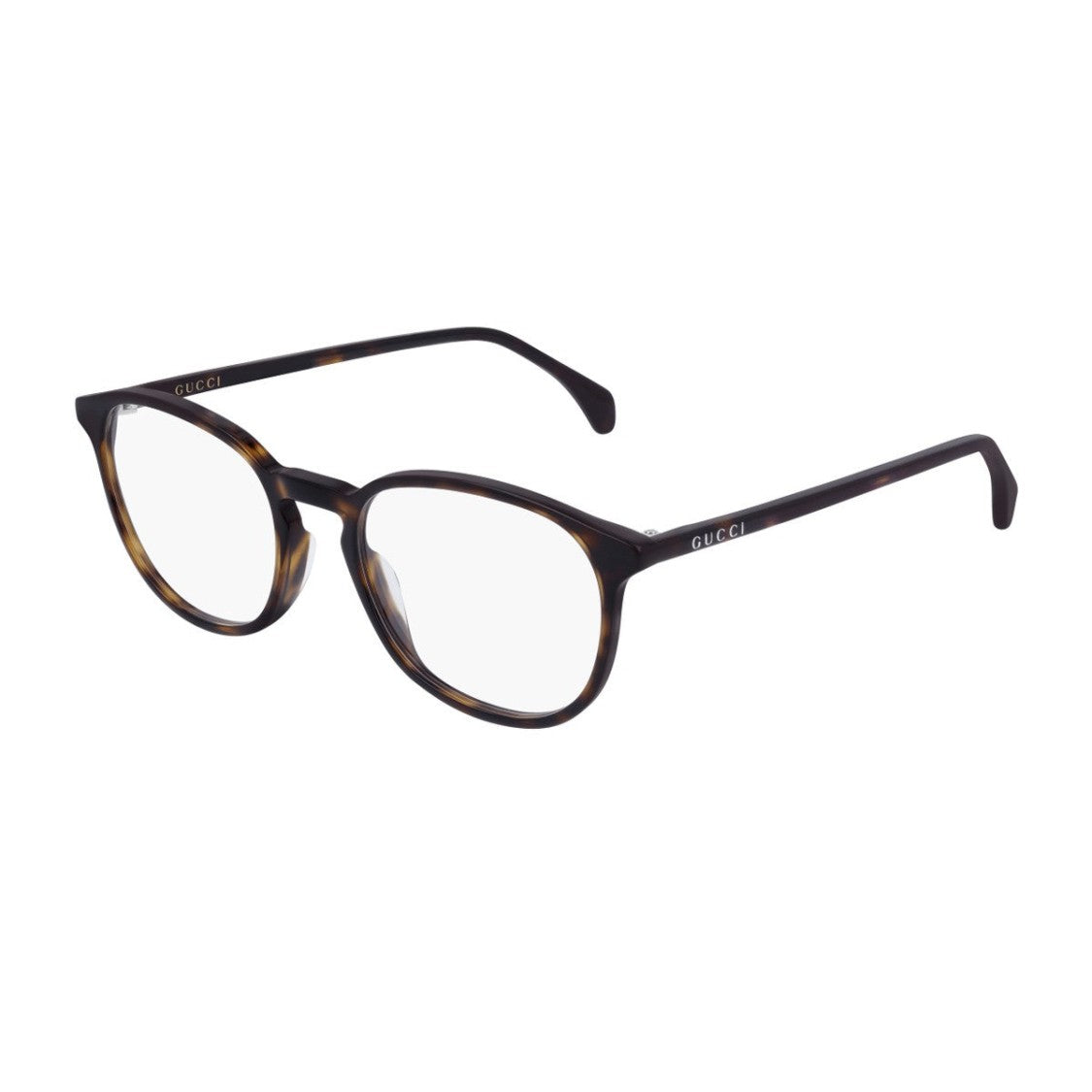 Gucci Havana Thin Acetate Rounded Cat-Eye Sunglasses