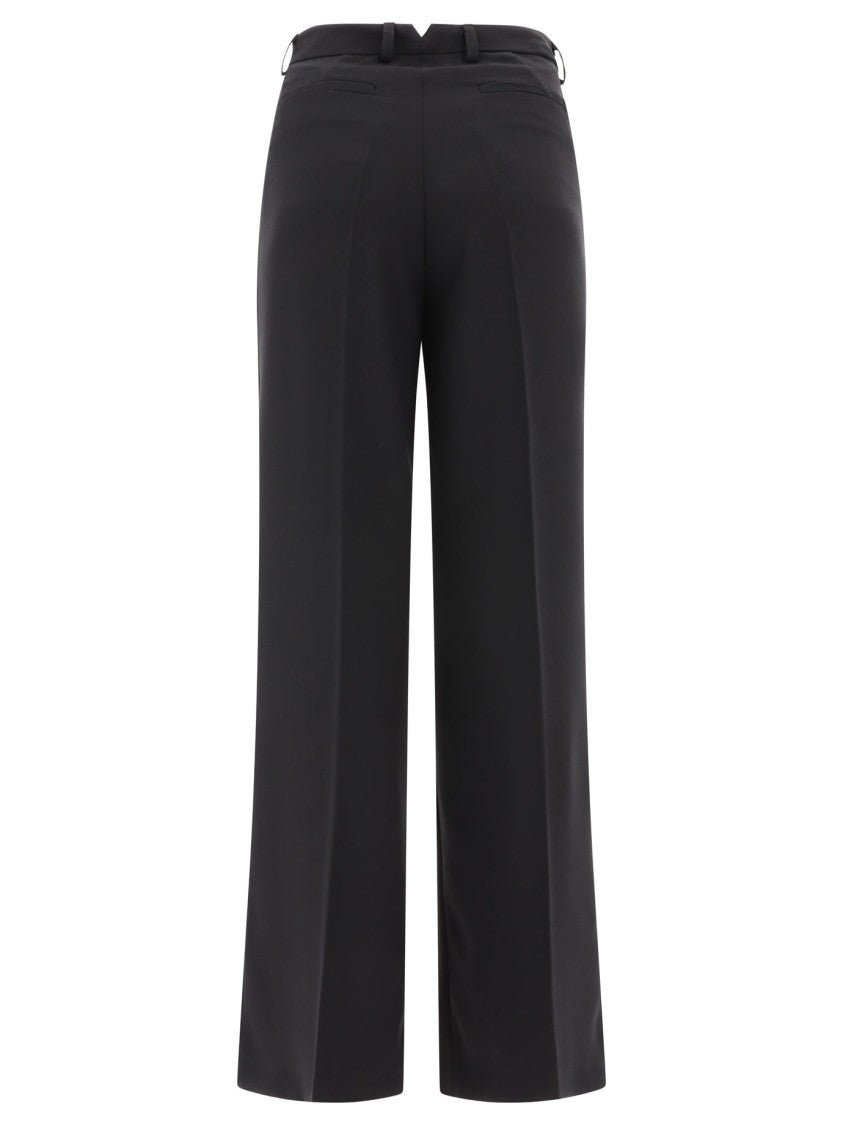 F.It Tailored Trousers With Pressed Crease