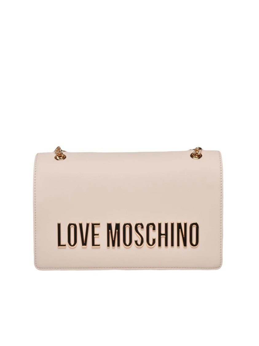 Love Moschino Polyurethane Logo Crossbody Bag