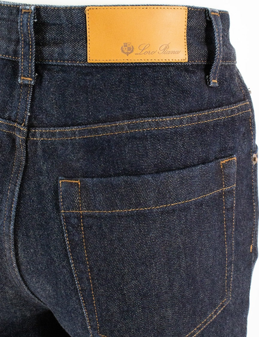 Loro Piana Dark Blue Wash Jeans