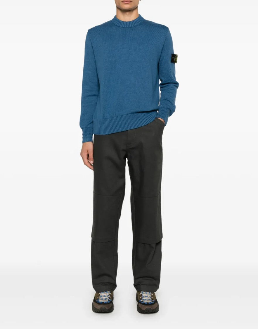 Stone Island Compass Logo Patch Sweater