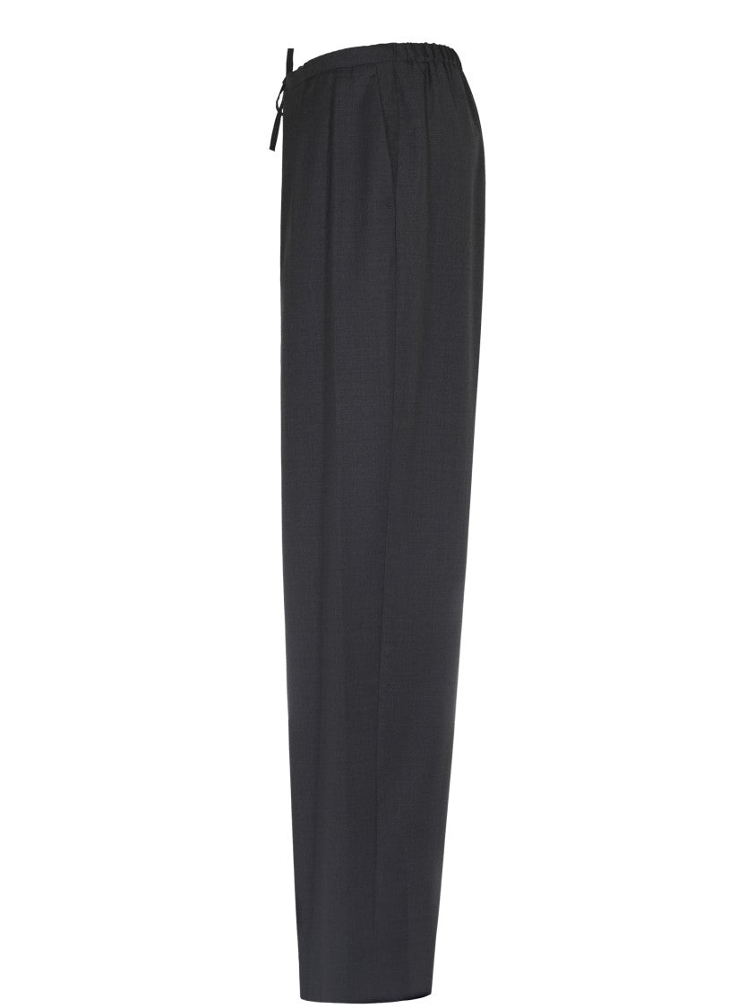 Loulou Studio Wide-Leg Trousers With High Waist