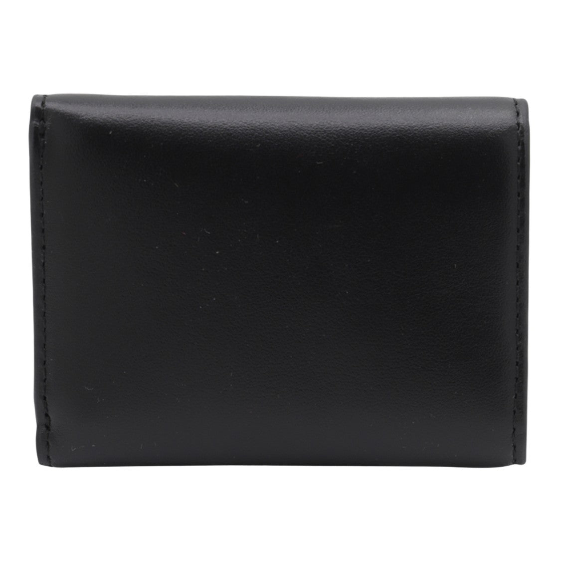 Diesel Compact Black Wallet With Silver-Tone Logo