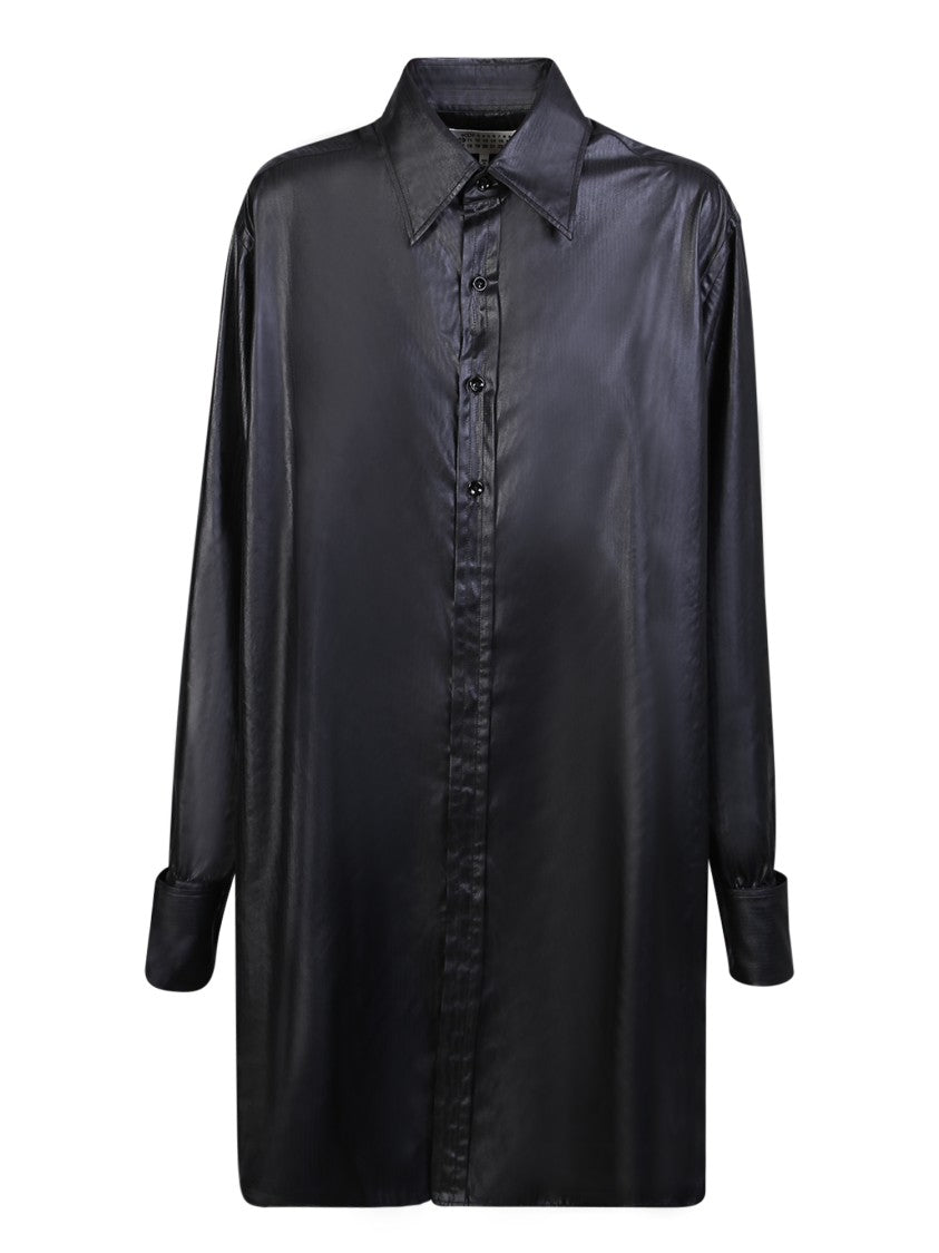 Maison Margiela Black Long-Sleeved Shirt