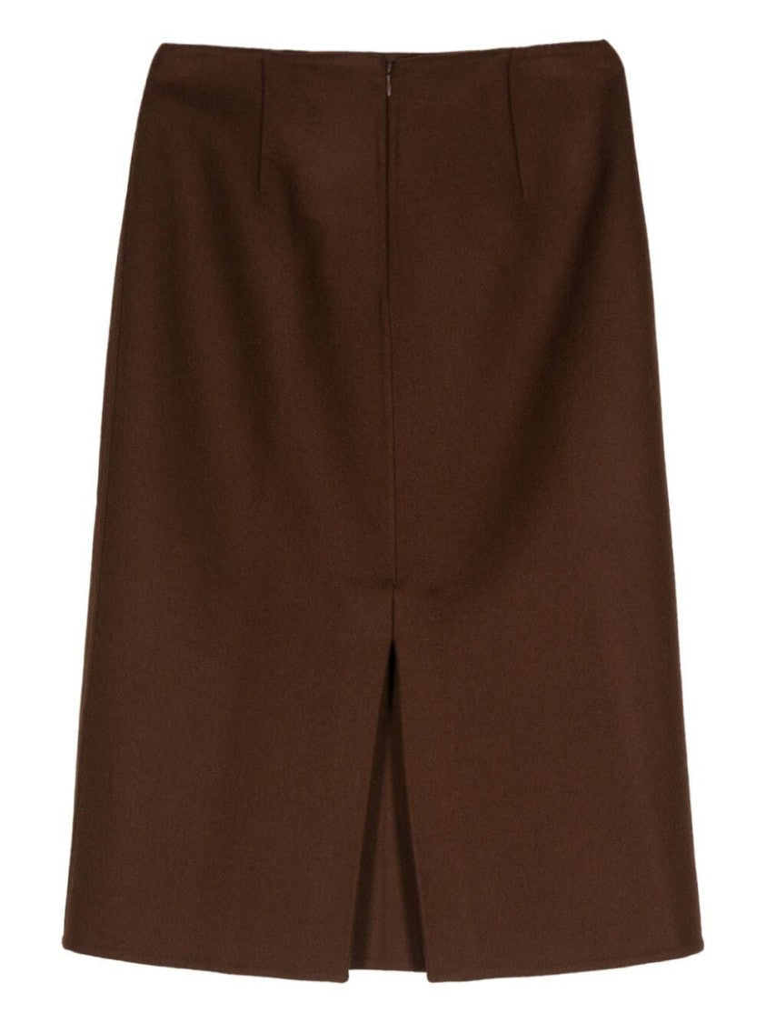 Ermanno Scervino Tailored Straight-Cut Wool Skirt