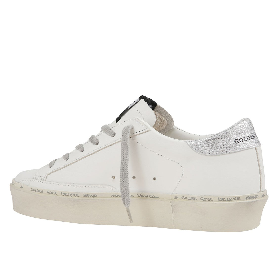Golden Goose Vintage Leather Sneakers With Beaded Detail