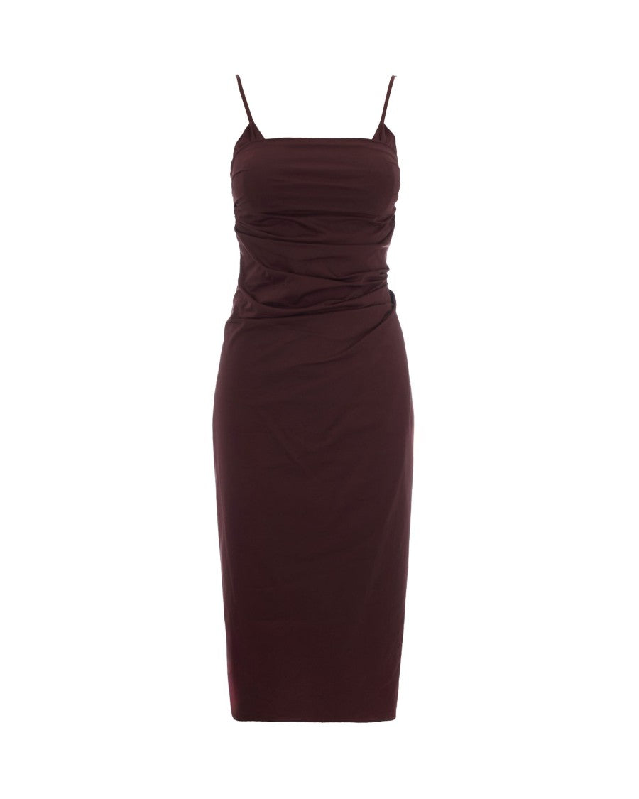Patrizia Pepe Slim-Fit Bustier Dress In Stretch Cotton Poplin