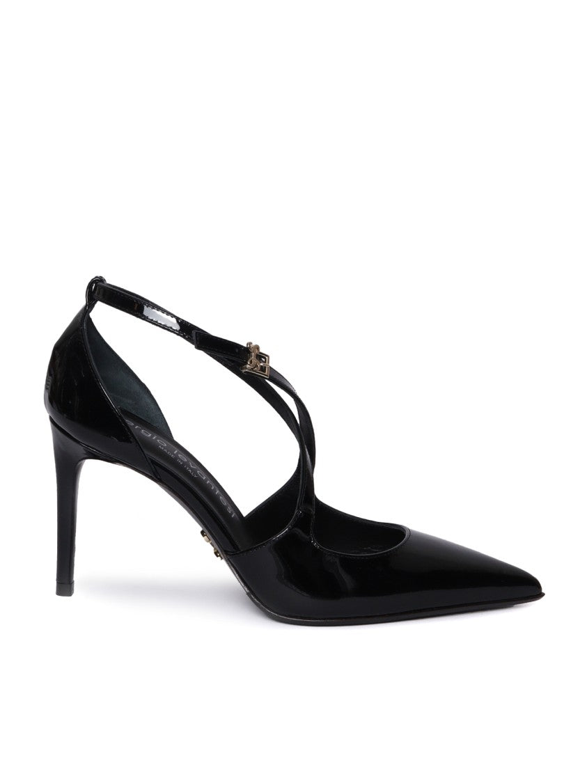 Sergio Levantesi Delizia56 Black Patent Shoe
