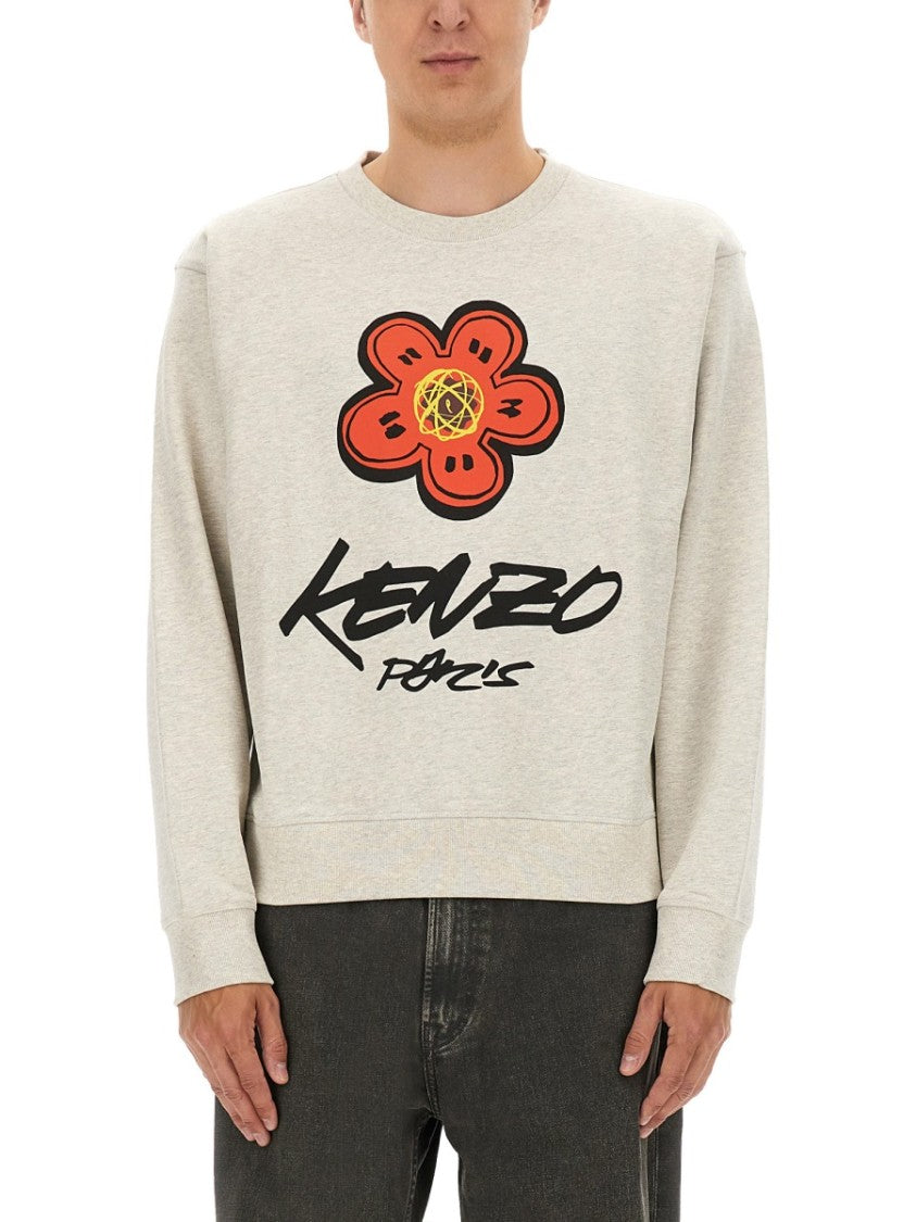 Kenzo Relaxed Fit Floral Graphic Sweatshirt