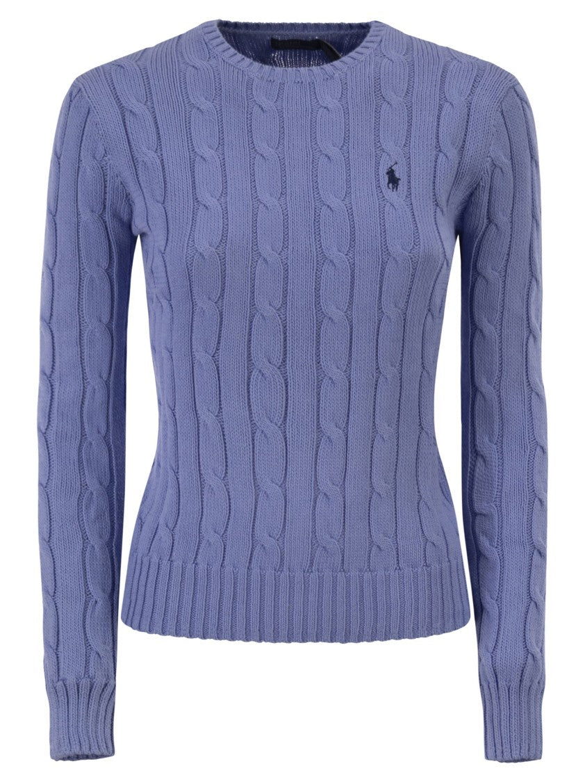 Polo Ralph Lauren Cotton Cable Knit Crew Neck Jumper