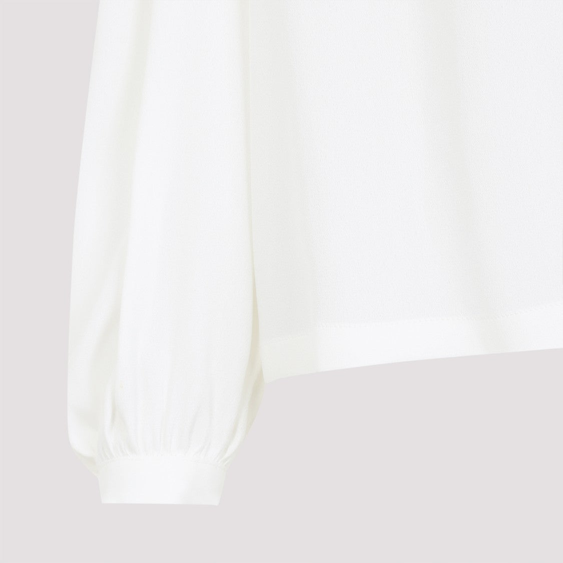 Giambattista Valli White Silk Blouse
