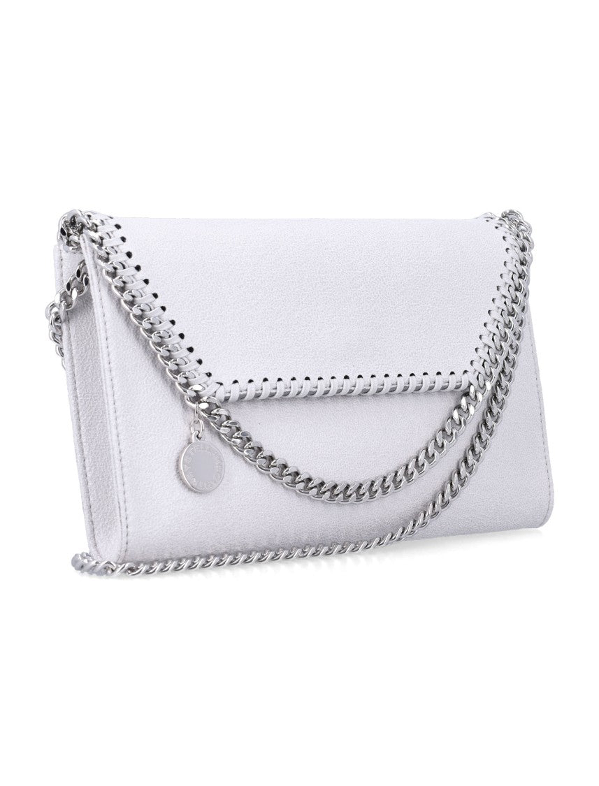Stella Mccartney Pearl Grey Falabella Crossbody Wallet