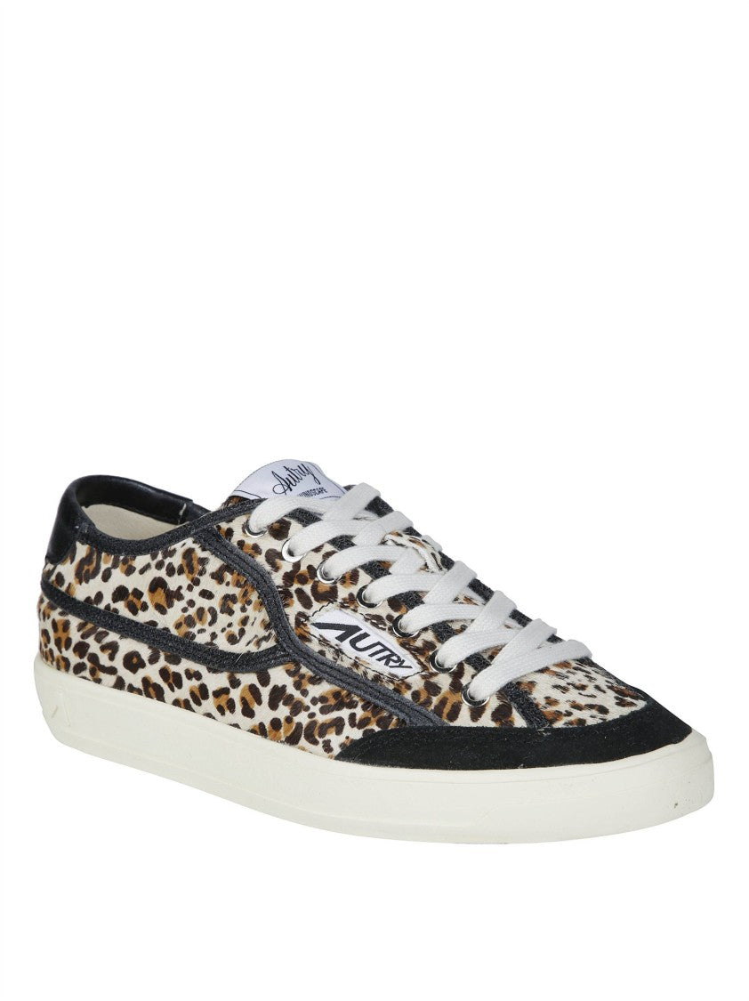 Autry Windscape Low Leopard Print Sneakers