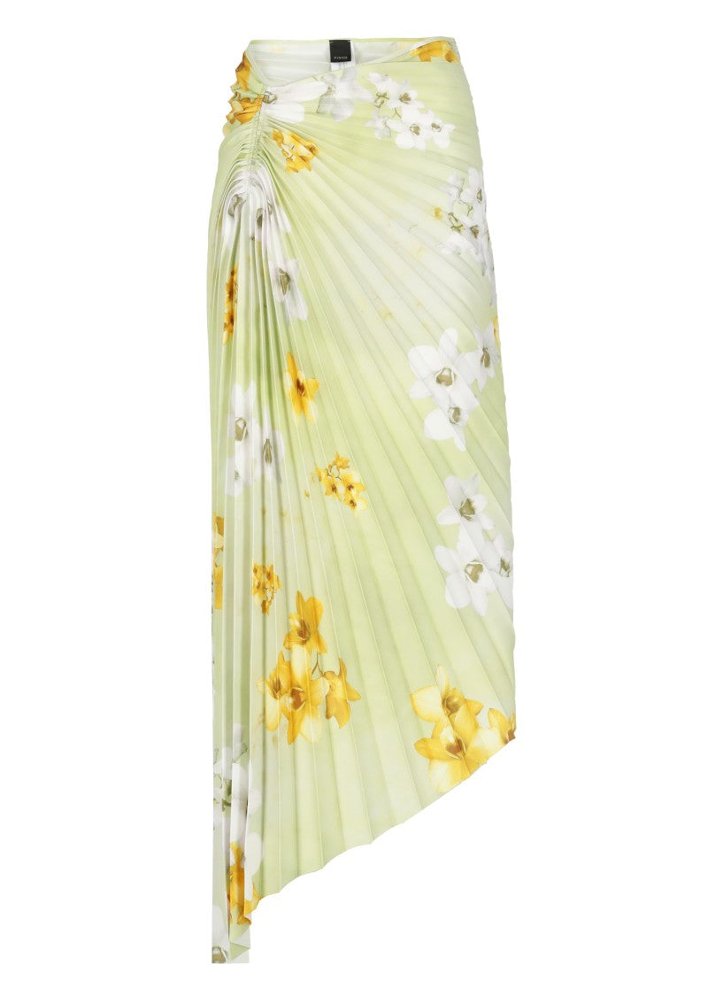 Pinko Green Ghiandaia Skirt