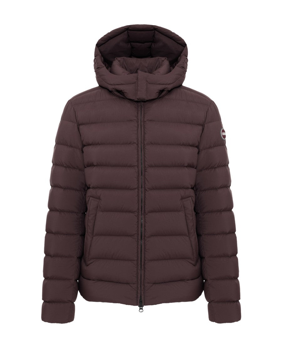 Colmar Black Coffee Black Quilted Hooded Down Jacket