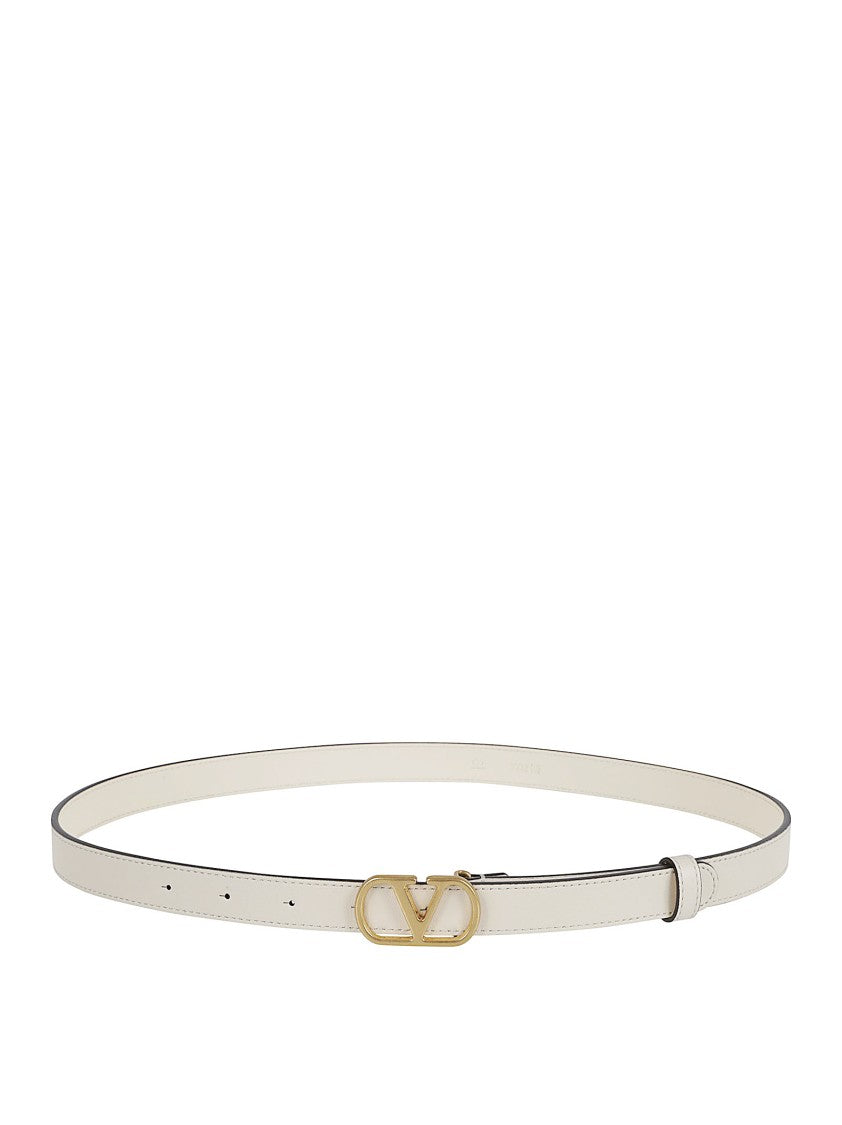 Valentino Garavani Pebble Textured Leather Belt