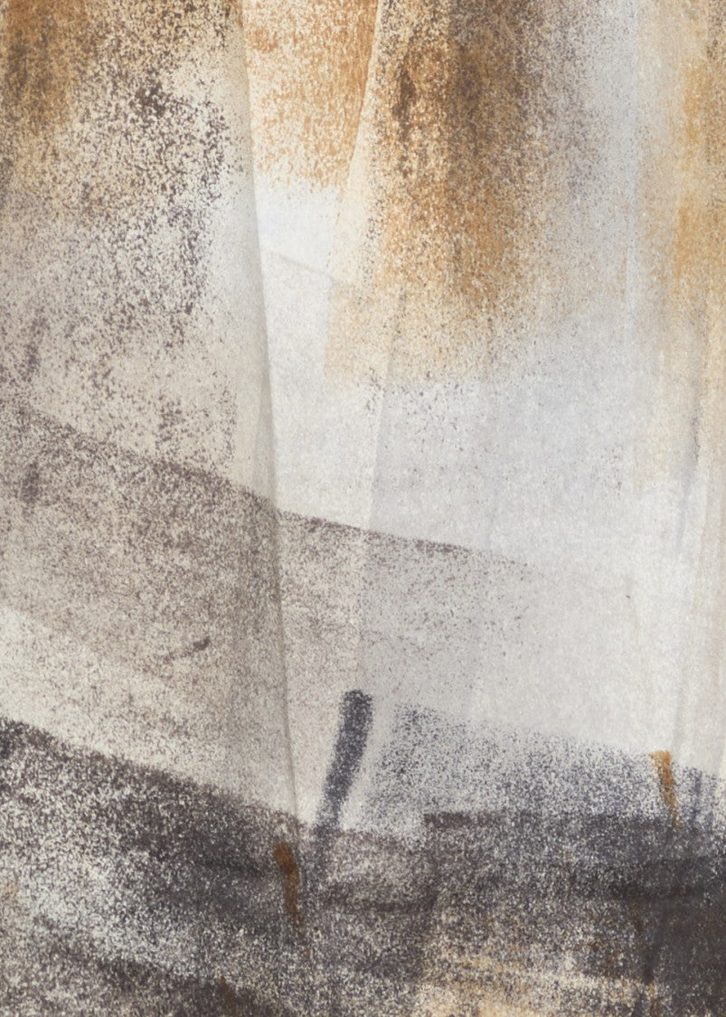 Avant Toi Brown Silk Skirt With Flowing Silhouette