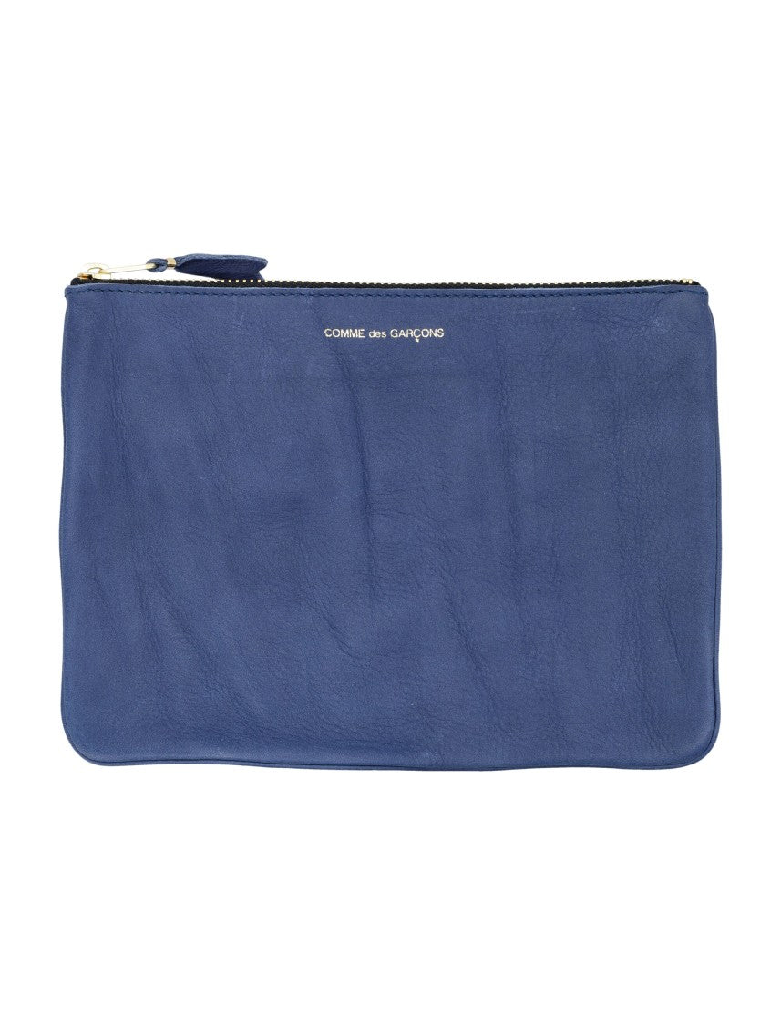 Comme Des Garçons Textured Leather Pouch