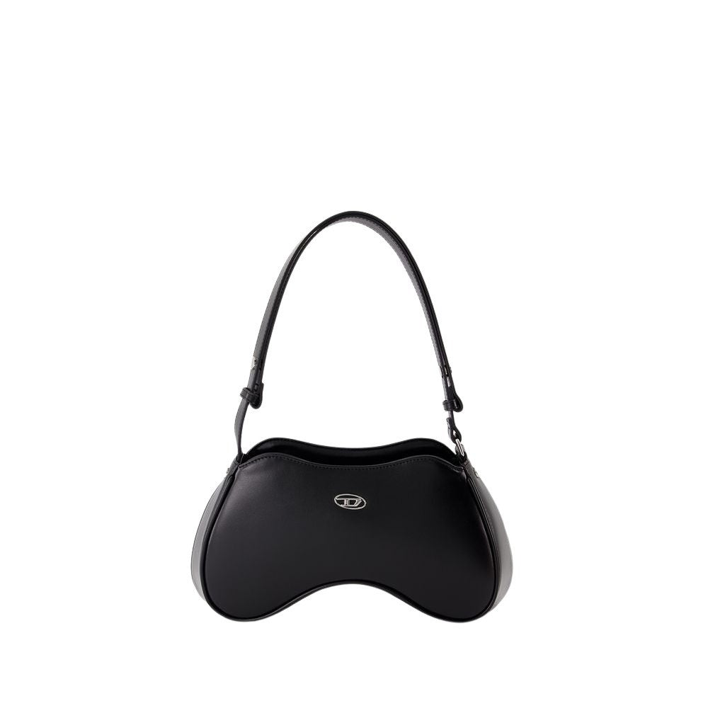 Diesel Play Shoulder Bag - Leather - Black
