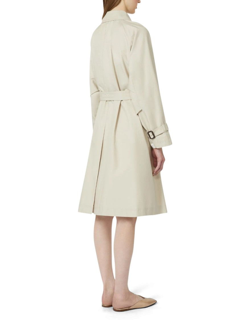 Max Mara Double-Breasted Trench Coat With Belted Waist