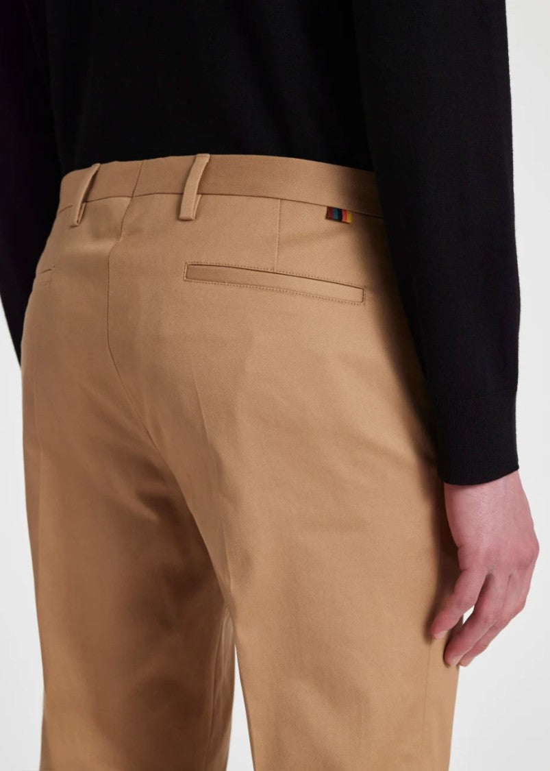 Paul Smith Tailored Beige Chinos With Turn-Up Hems