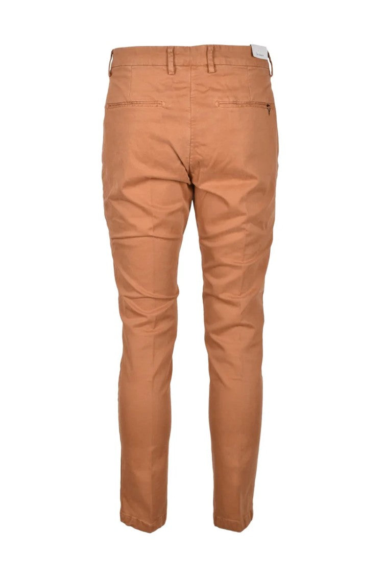 Yan Simmon Cotton Stretch Trousers - Brown