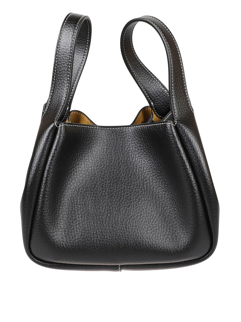 Stella Mccartney Textured Black Handbag