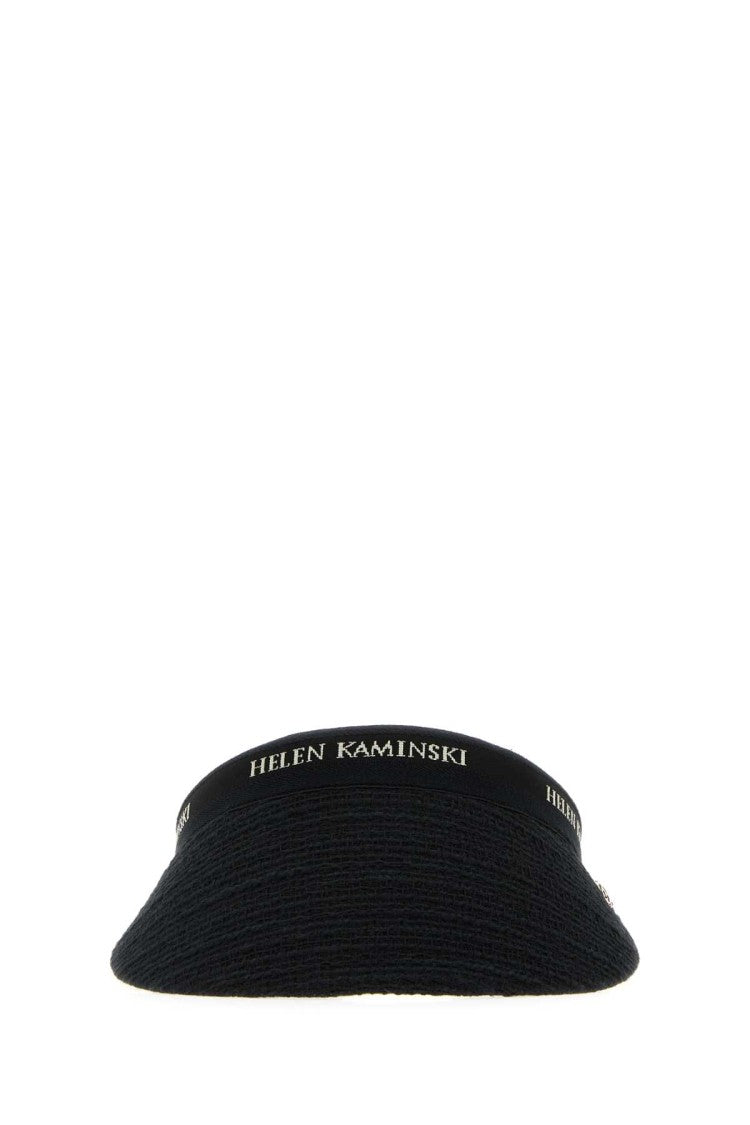 Helen Kaminski Black Boucle Carter Visor