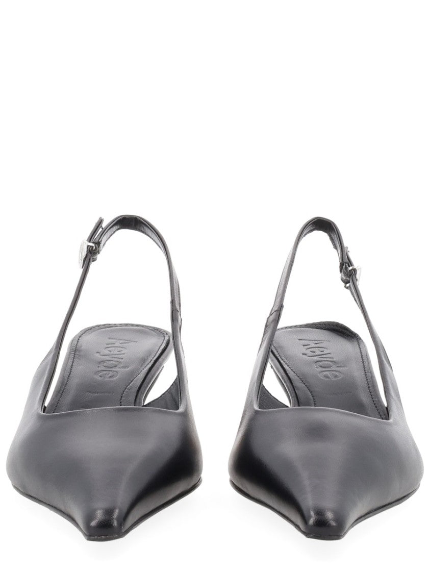 Aeydē Catrina Nappa Leather Pointed Toe Pumps