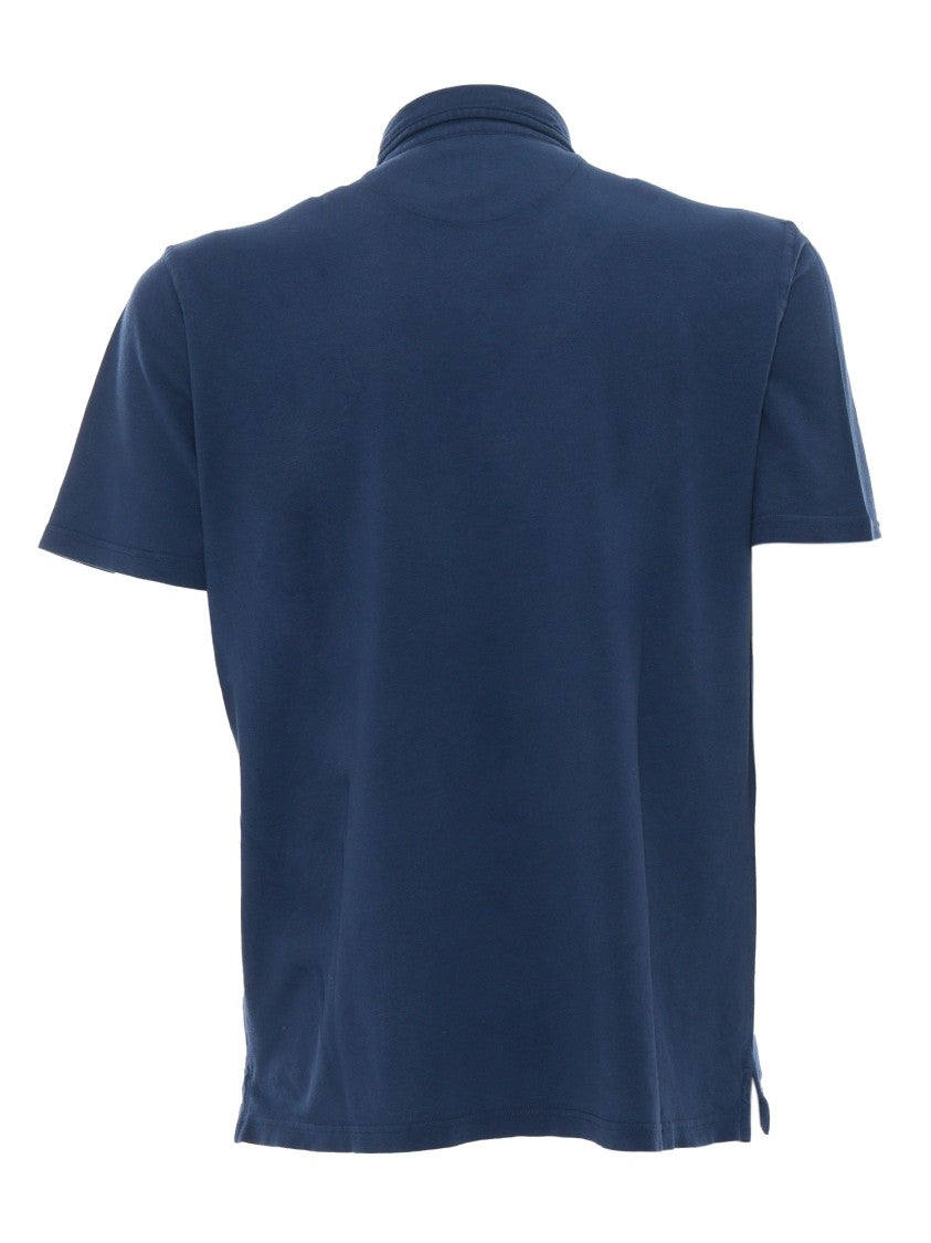 Fedeli Multicolor Short-Sleeved Polo With Classic Collar