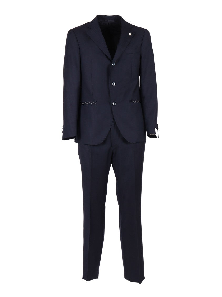 Luigi Bianchi Classic Tailored Fit Men's Suit