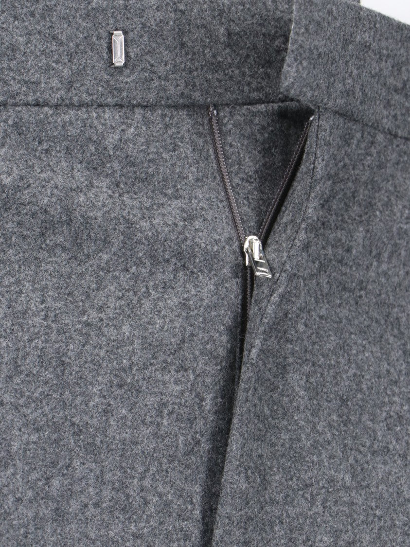 Bottega Veneta Straight-Leg Flannel Trousers With Tailored Silhouette