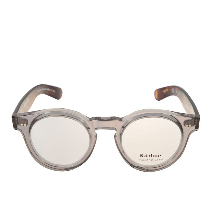 Kador Grey Mondo Translucent Round Eyeglasses