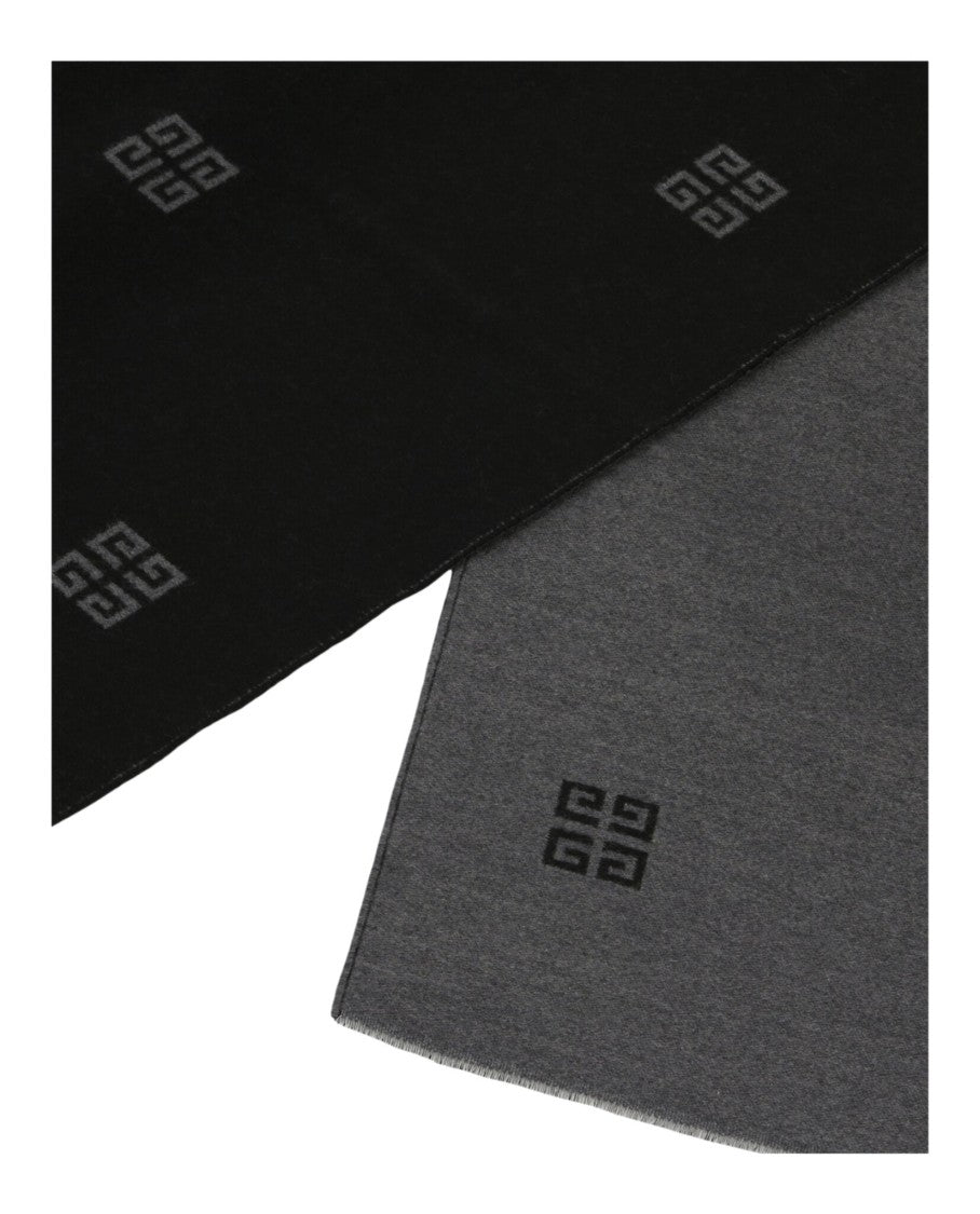 Givenchy 4G Logo Pattern Wool Scarf